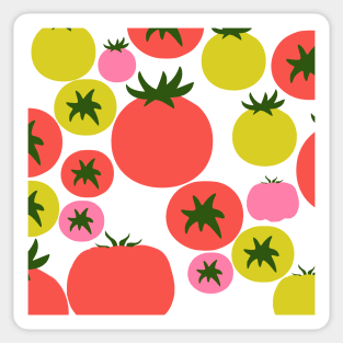 Cute Tomato Pattern Sticker